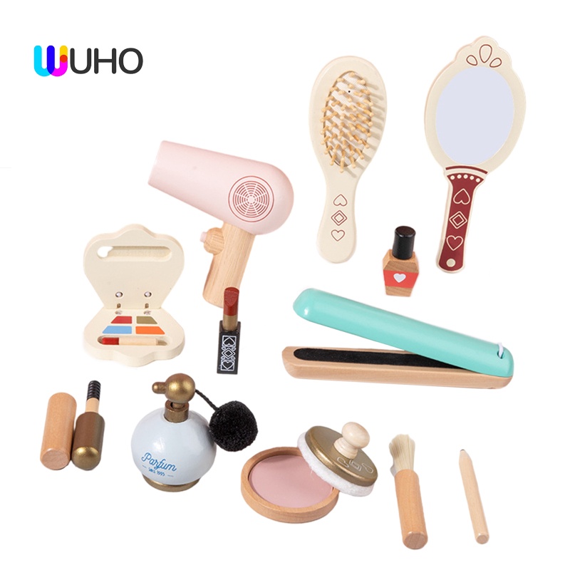 Bộ 12 Món Đồ Chơi Trang Điểm Gương Xinh Xắn Cho Bé 3 Tuổi