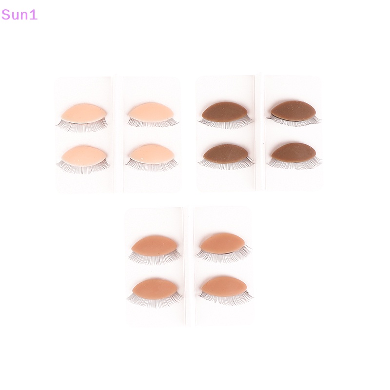 Mô Hình Đầu Ma Nơ Canh Bằng Silicone Dùng Luyện Tập Nối Mi Có Thể Tháo Rời Sun1 &gt;