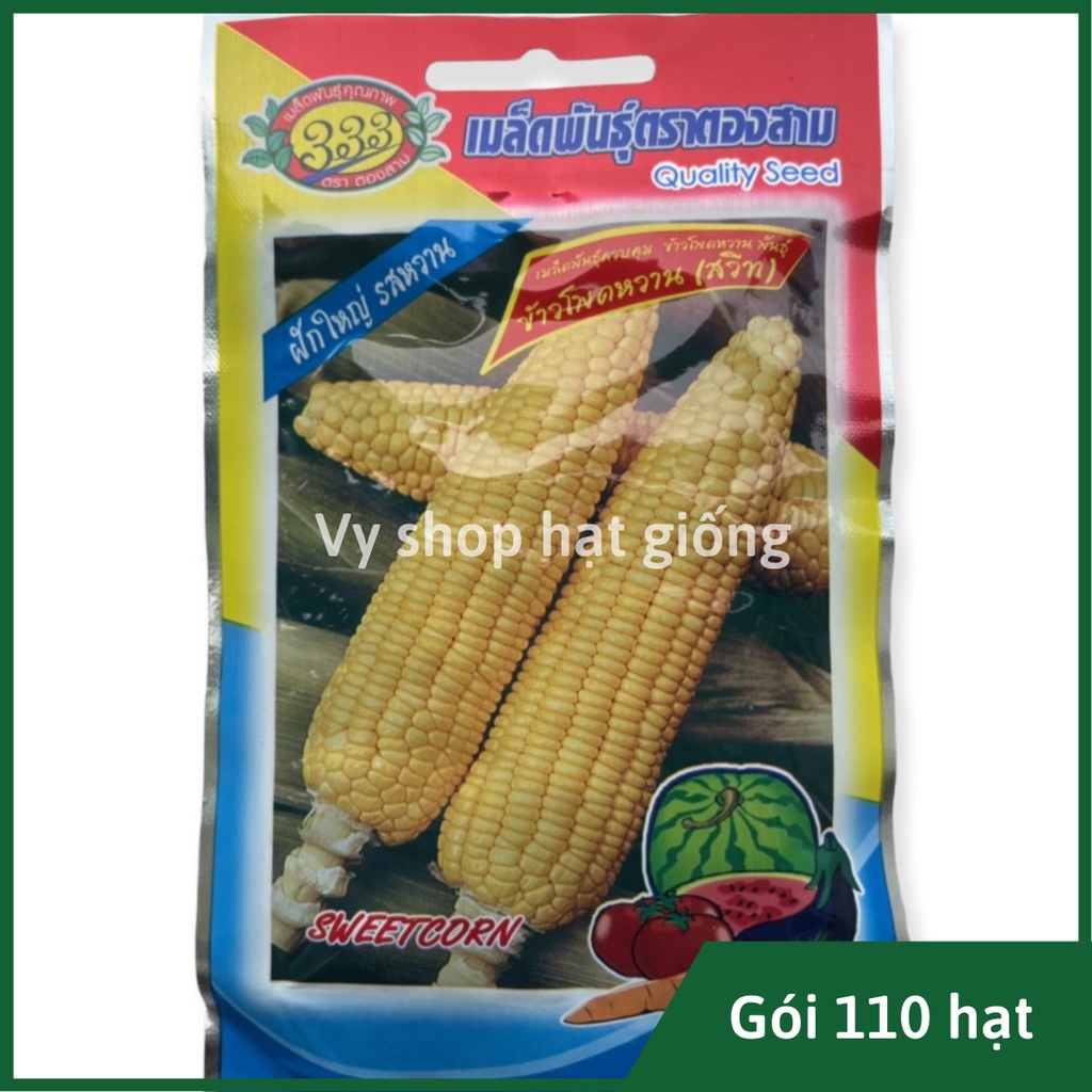 Hạt giống bắp Mỹ (ngô ngọt) Thái Lan gói 110 hạt