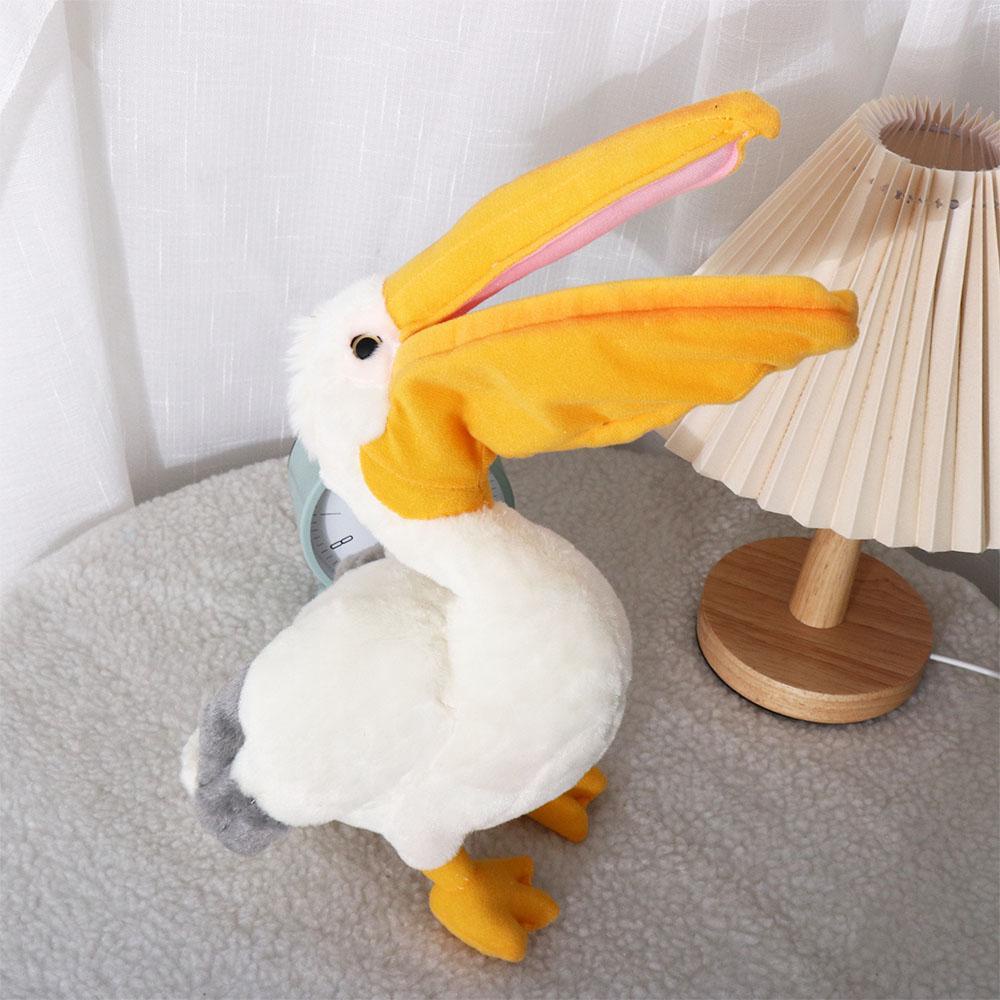 Đồ chơi nhồi bông Hình Động Vật Miệng To 30cm Mềm Mại Đáng Yêu Cho Bé