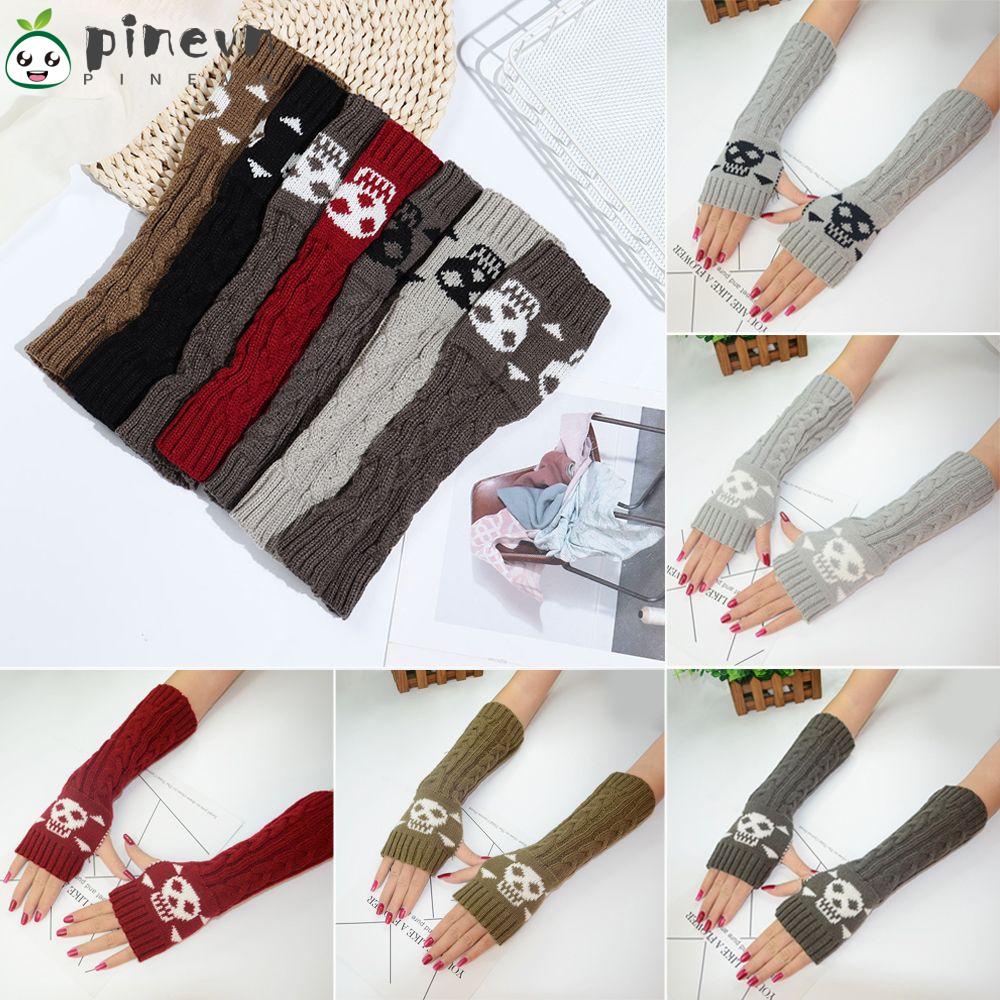 PINEVN Găng Tay Len Hở Ngón Thời Trang Cho Nữ