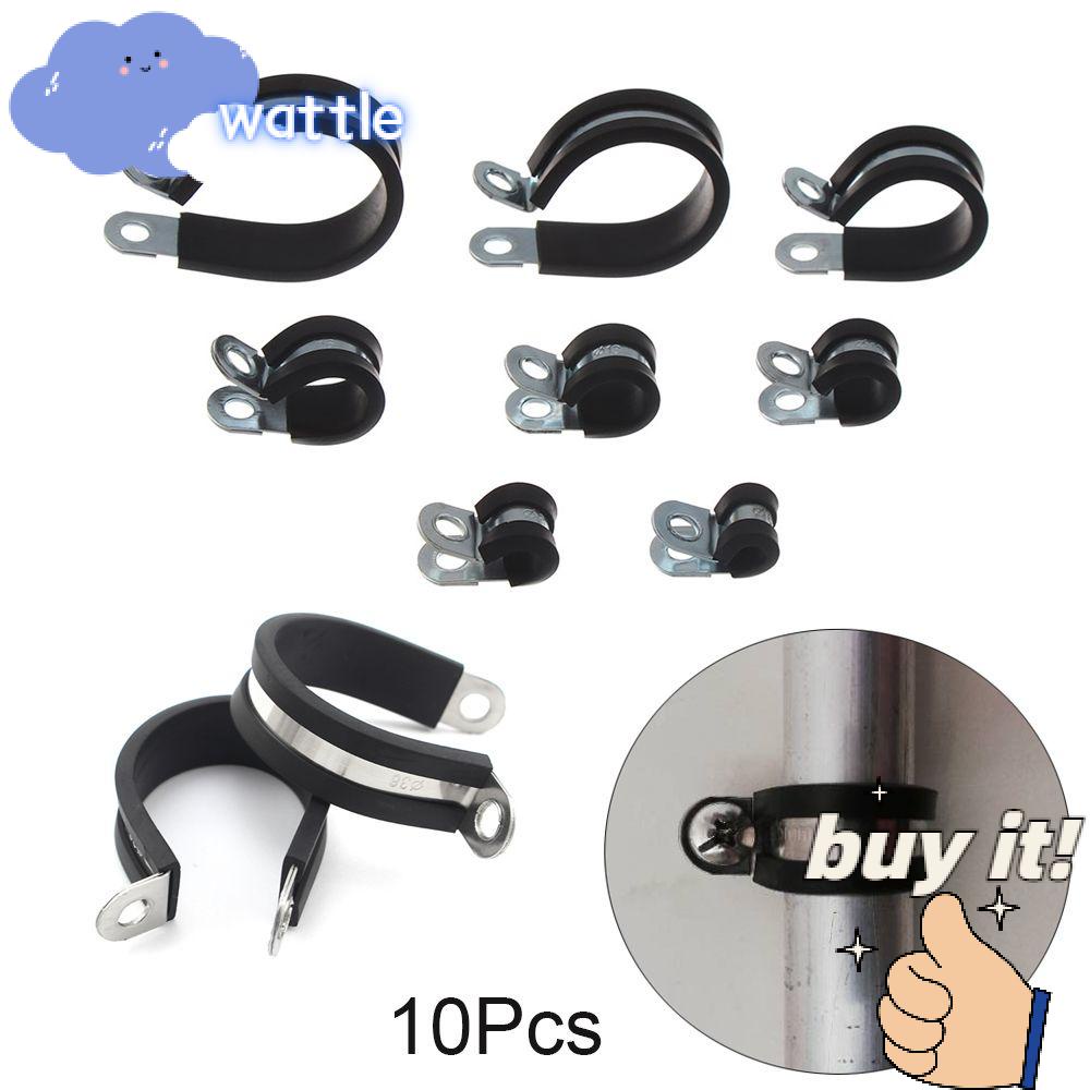 WATTLE Set 10 Kẹp Cố Định Ống Dẫn Điện Siêu Bền Tiện Dụng