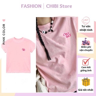 Áo Thun BabyTee Originals Áo Thun Nữ Pink co dãn cá tính