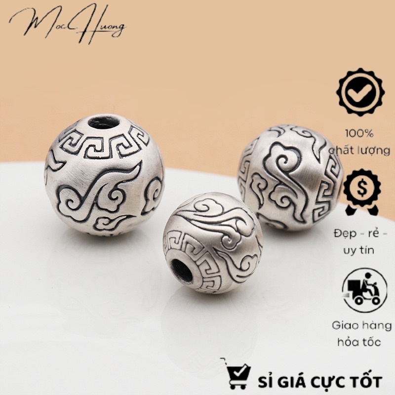 Charm bi bạc tròn - MH176