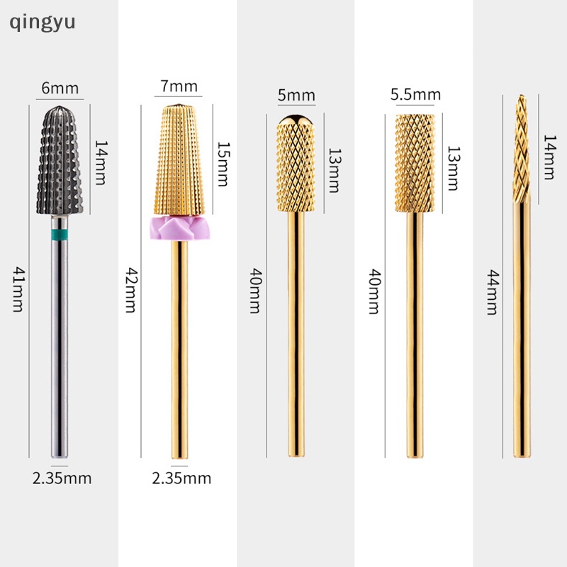 1 Mũi Khoan Móng Tay Bằng Vonfram Cacbua Acrylic