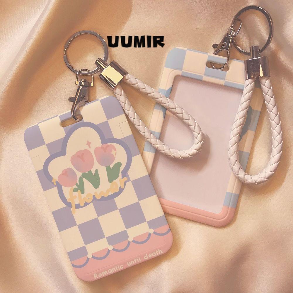 UUMIR Ví Đựng Thẻ Bằng Nhựa Họa Tiết Hoạt Hình Dành Cho Nam Nữ