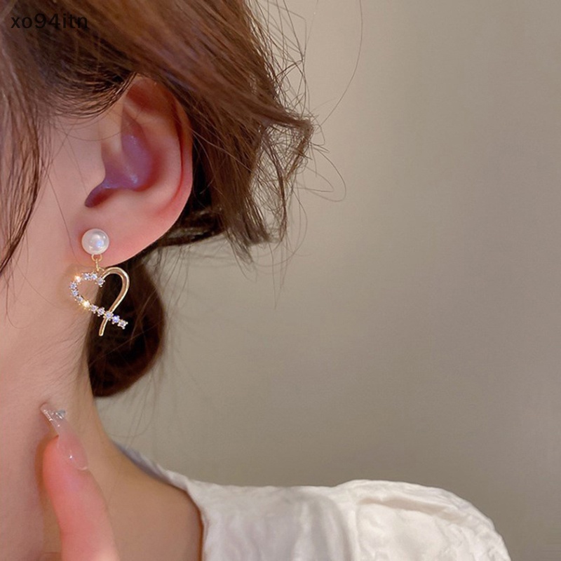 Bông Tai Hình Tam Giác Đính Đá Opal Đơn Giản Thời Trang Phong Cách Hàn Quốc Cho Nữ