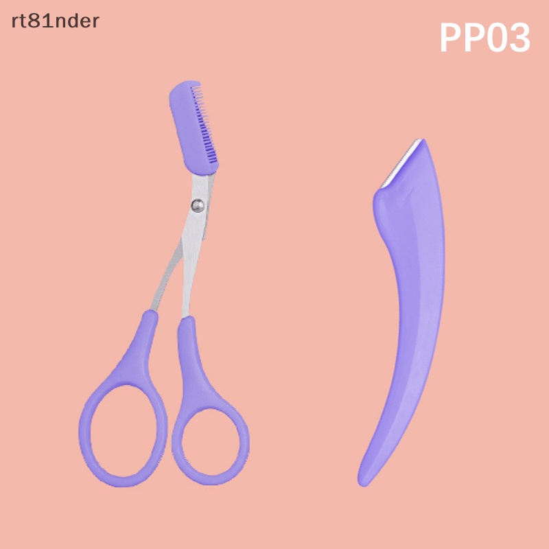 Bộ 1 / 2 / 3 Kéo Cắt Tỉa Lông Mày Tiện Dụng Cho Nữ