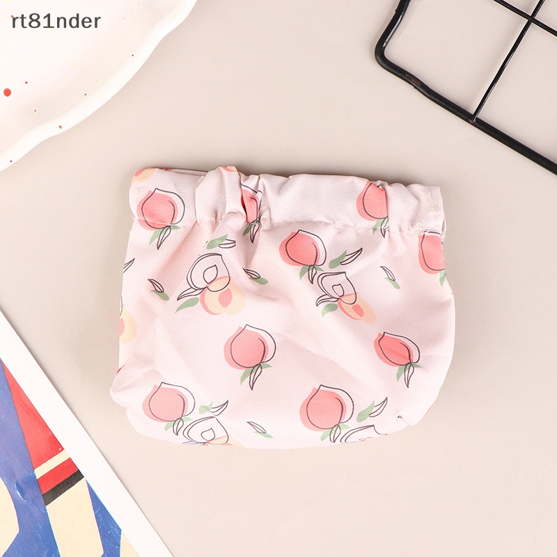 Rt Túi Đựng Khăn Giấy / Tiền Xu / Dây Cáp Dữ Liệu Mini Dễ Thương Nhỏ Gọn Cho Nữ n