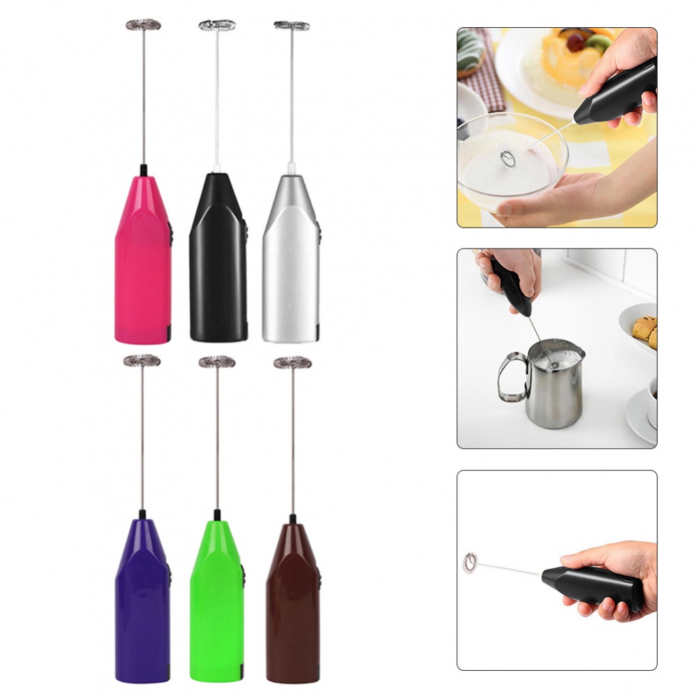 1 Dụng Cụ Đánh Khuấy Sữa Cầm Tay Chạy Bằng Pin Kích Thước 20x3.5CM