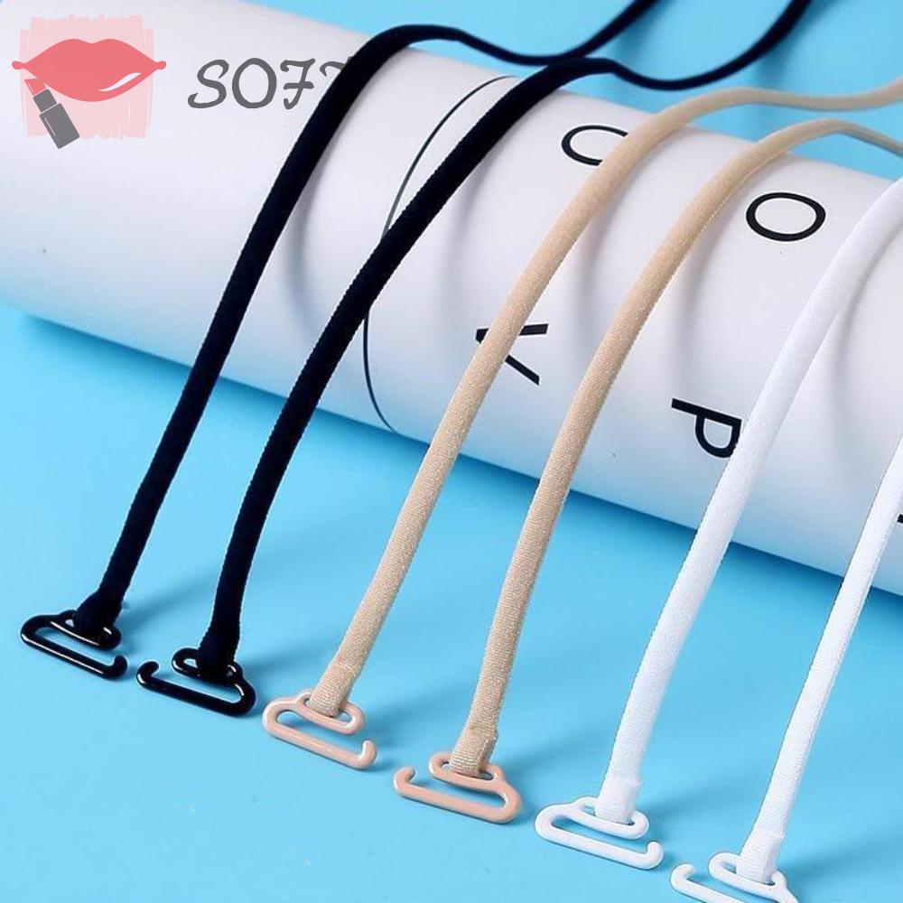 SOFTNESS Set 3 Cặp Dây Áo Ngực Nylon Co Giãn 5mm Dành Cho Nữ