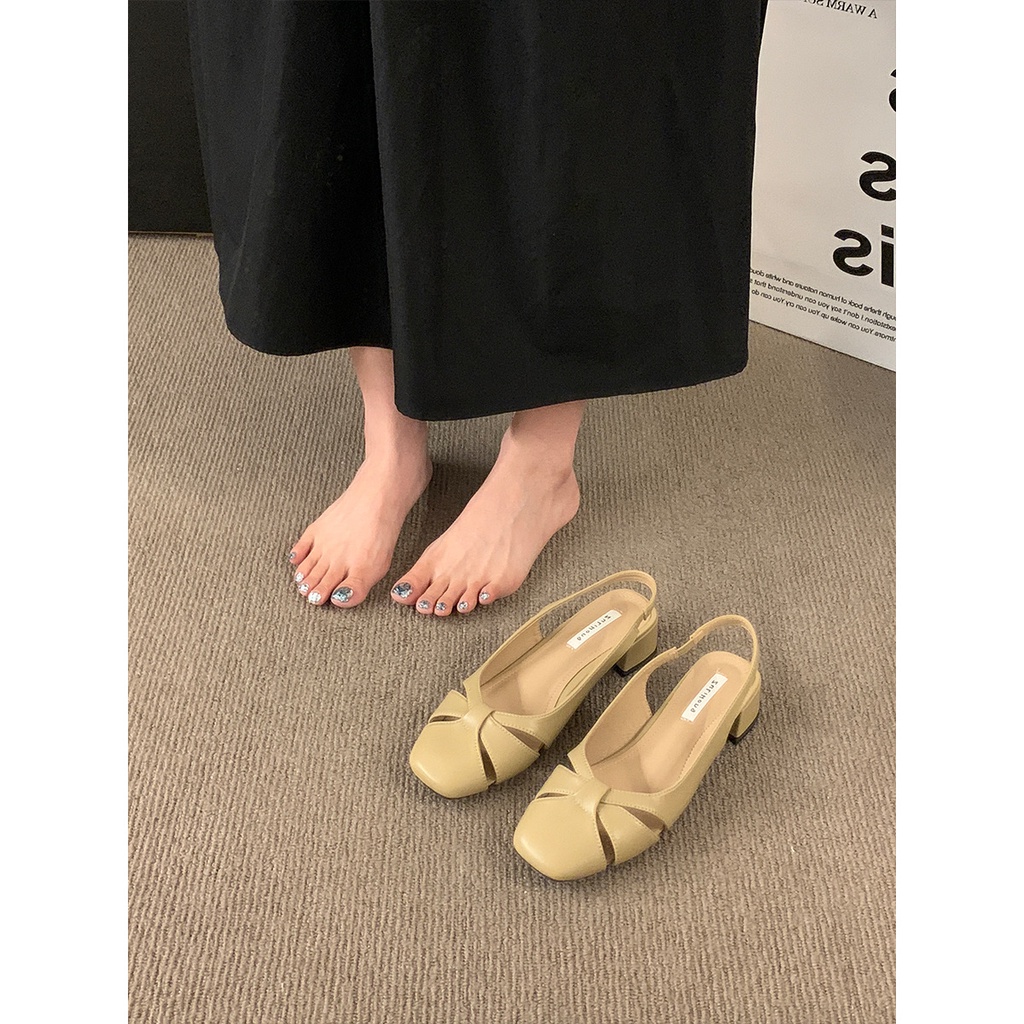 Giày Cao Gót Mũi Nhọn Thời Trang Mùa Hè Mới 2023 Dành Cho Nữ