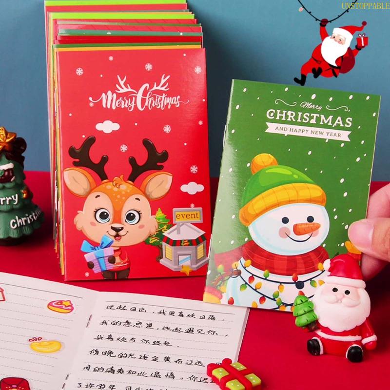 Set 10 Sổ Tay Mini Phong Cách Giáng Sinh Dành Cho Các Bé