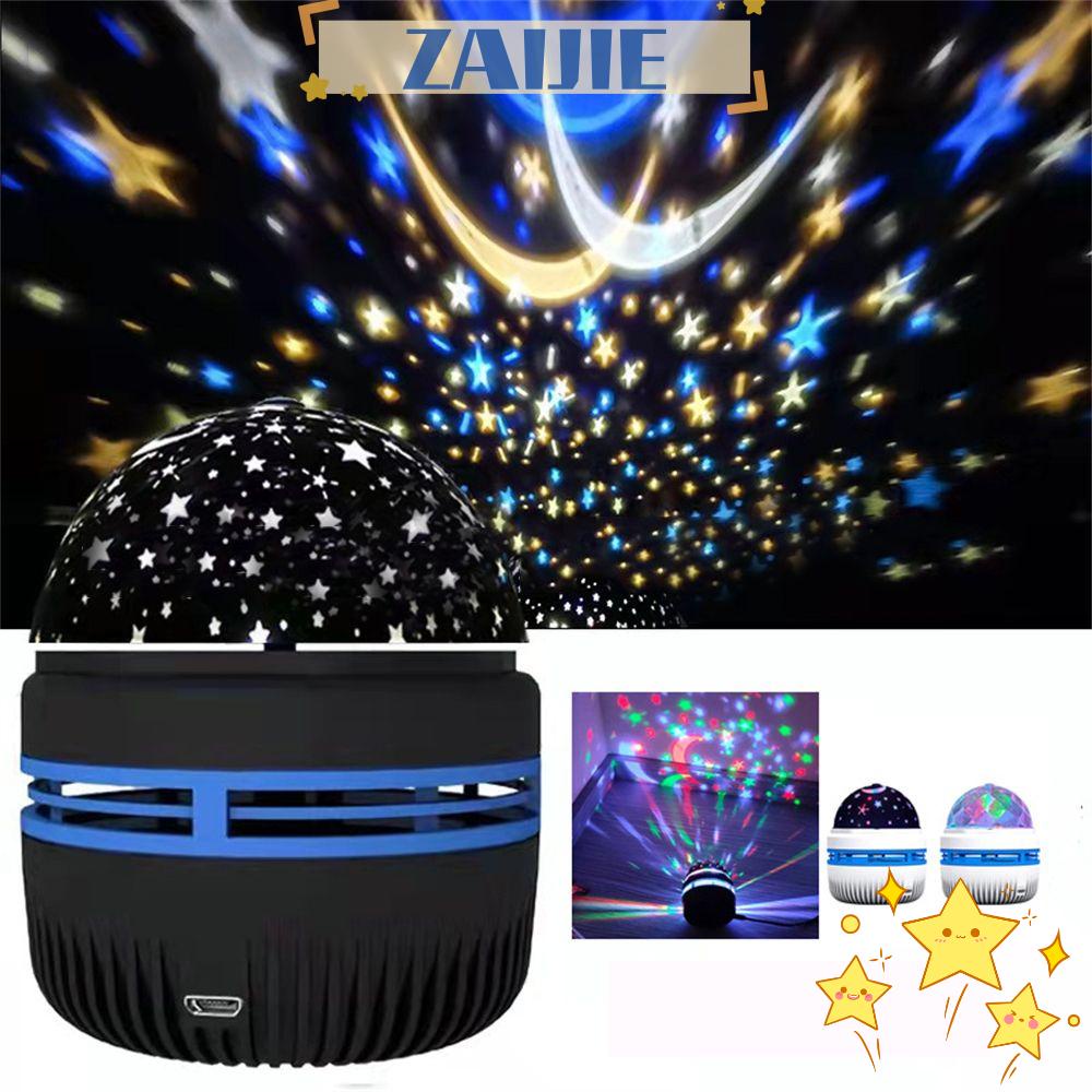 ZAIJIE24 Đèn Led Disco Hình Bầu Trời Đầy Sao Nhiều Màu Sắc Trang Trí Xe Hơi / Quán Bar