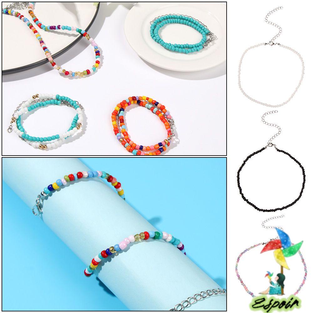 ESPO Dây Chuyền Hạt Thủy Tinh Phong Cách Bohemian