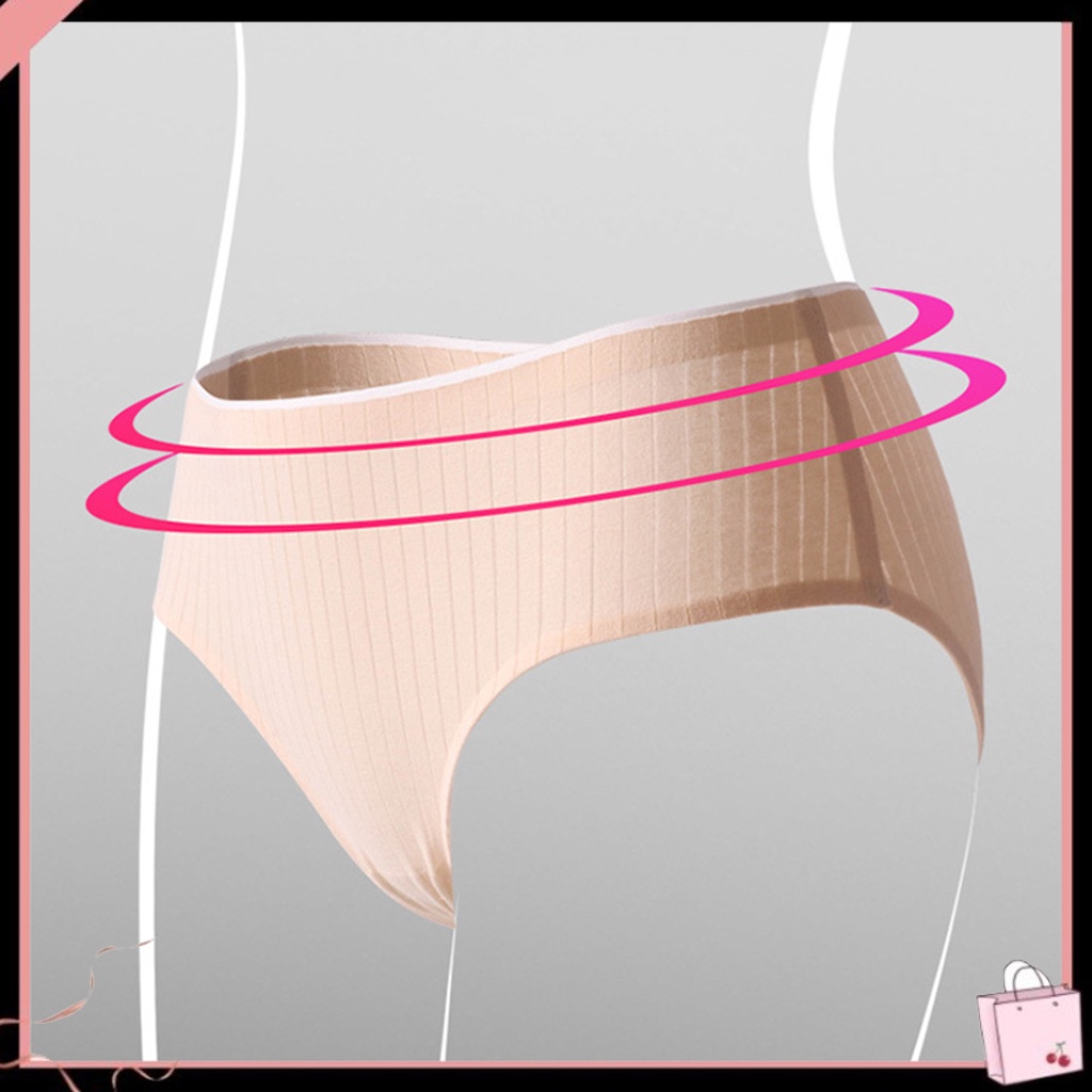 Quần Lót Cotton Một Mảnh Không Đường May Lưng Vừa Quyến Rũ Cho Nữ {Soltweter}