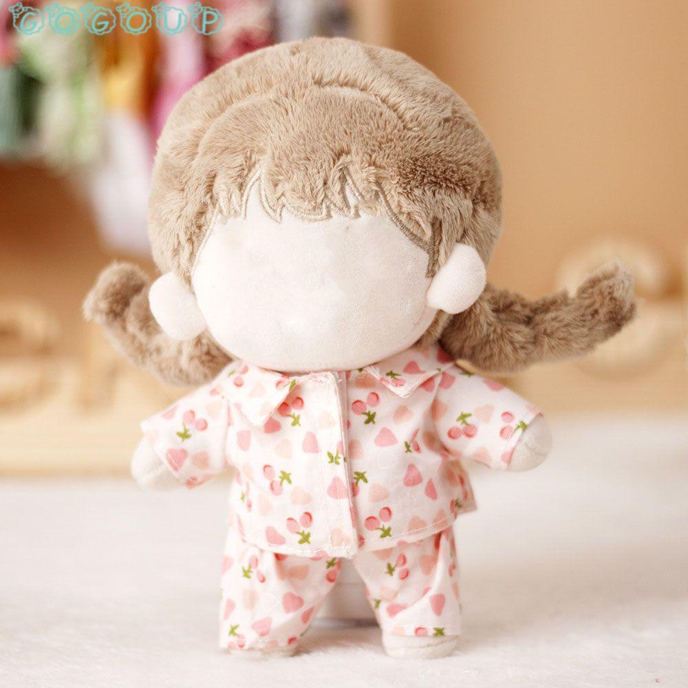 GOGOUP 1 Bộ Quần Áo Cho Búp Bê 20cm Bằng Cotton Dễ Thương