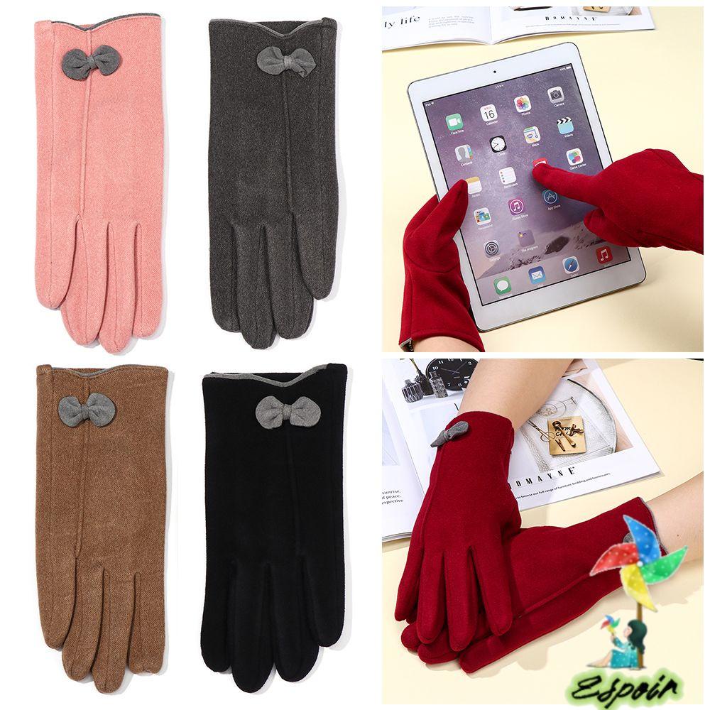 ESPO Găng Tay Lái Xe Đạp Giữ Ấm Cho Nữ