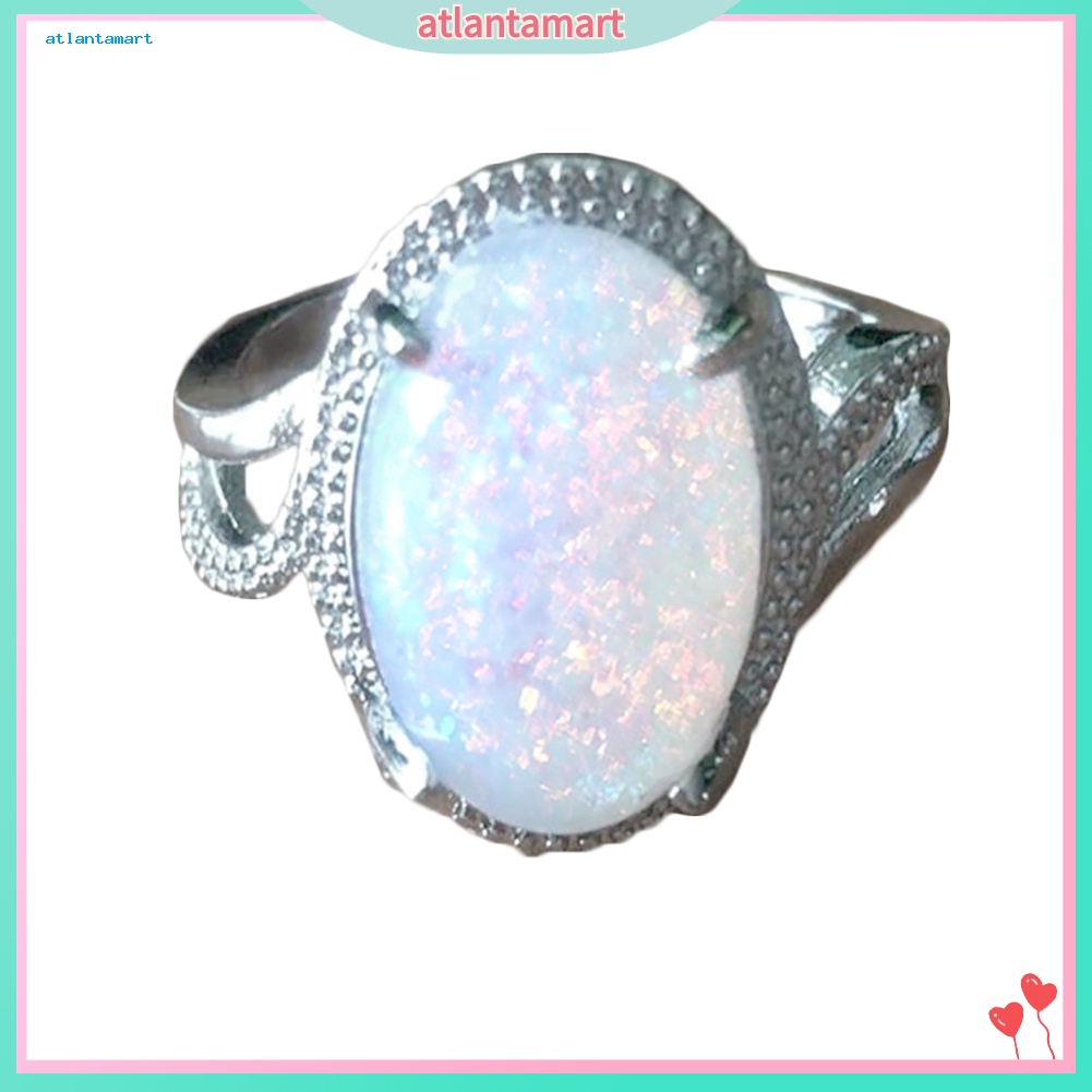 Túi Đựng Đồ Dùng Cao Cấp Tiện Dụng| Nhẫn Đính Đá Opal Nhân Tạo Hình Oval Thời Trang Cho Nữ