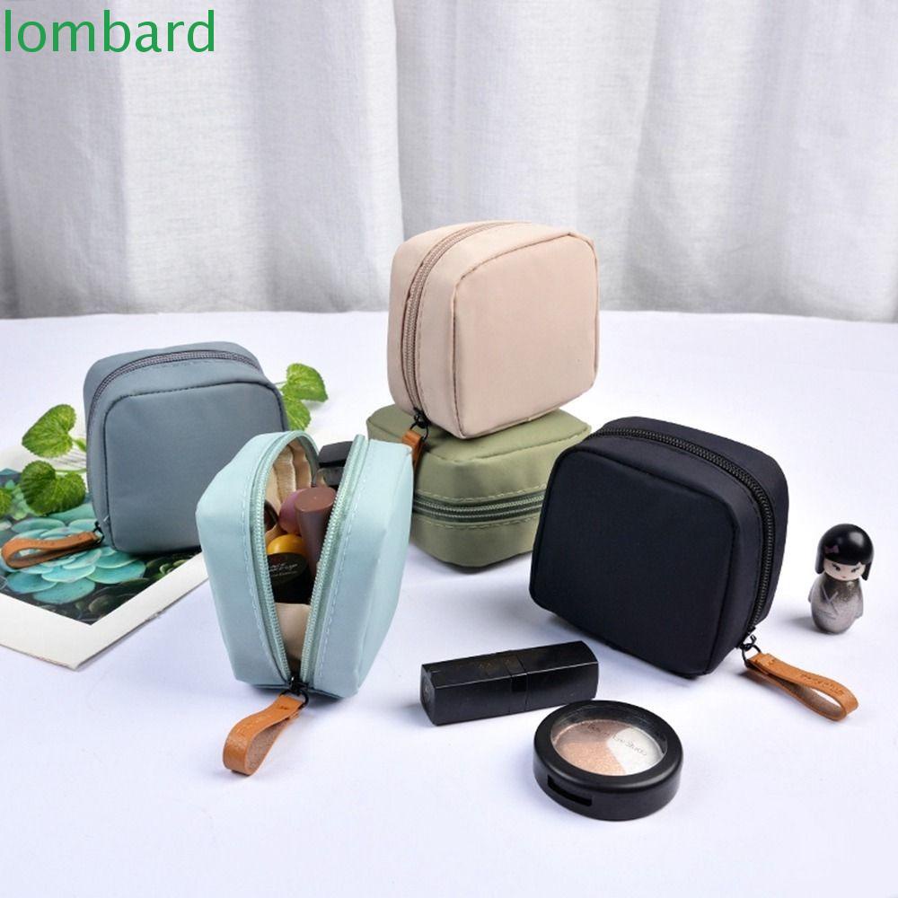 LOMBARD Túi Đựng Mỹ Phẩm Bằng Nilon Chống Thấm Nước Hình Vuông Cỡ Lớn Tiện Dụng Mang Theo Du Lịch