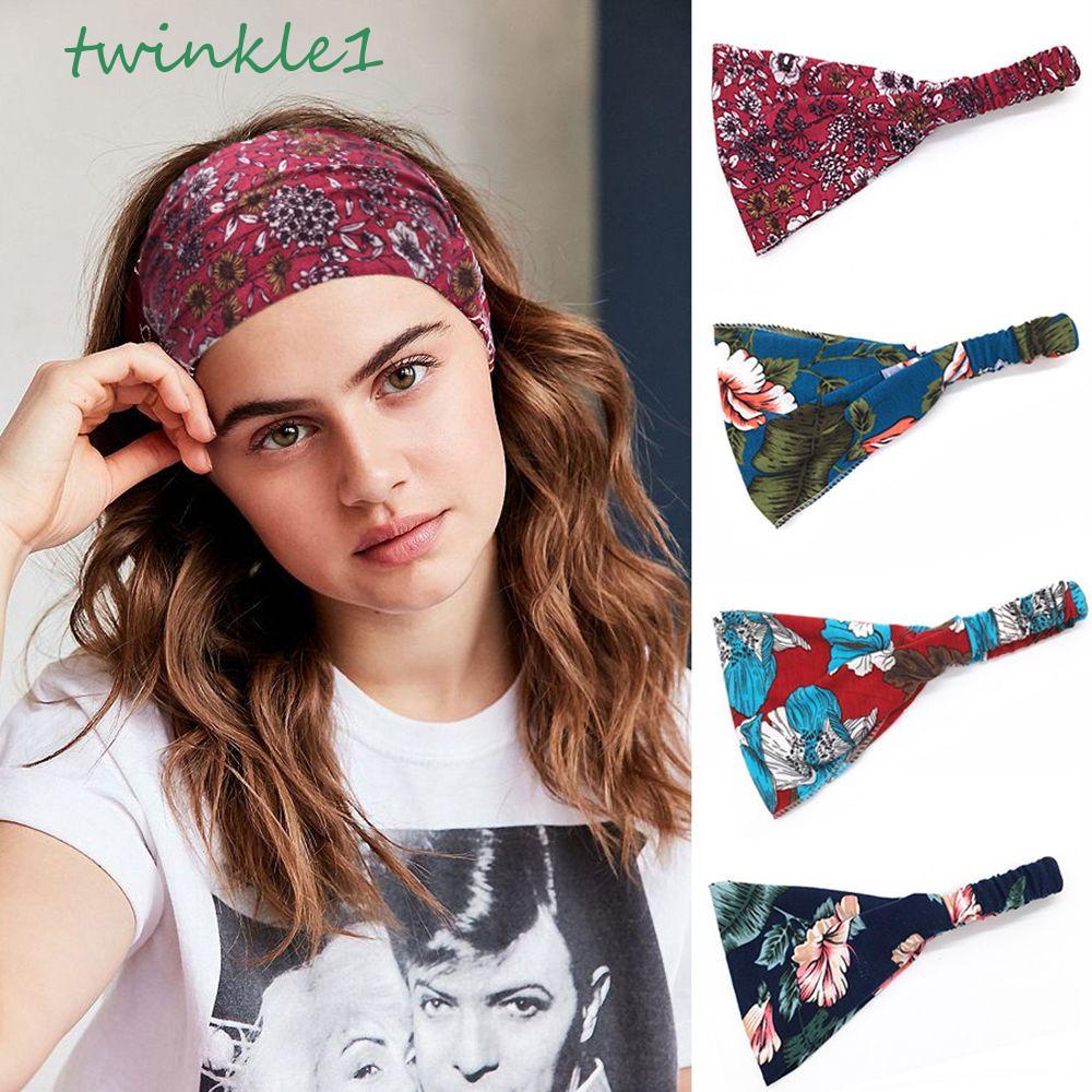 TWINKLE Băng Đô Thể Thao Bản Rộng Thấm Hút Mồ Hôi Cho Nữ