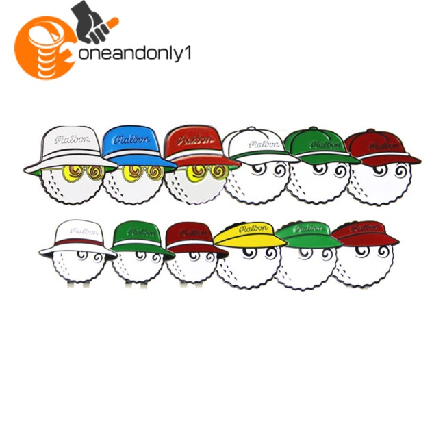 Kẹp Đánh Dấu Vị Trí Thắt Lưng / Mũ Đánh Golf Bằng Hợp Kim Kẽm Từ Tính Chống Gỉ Có Thể Tháo Rời