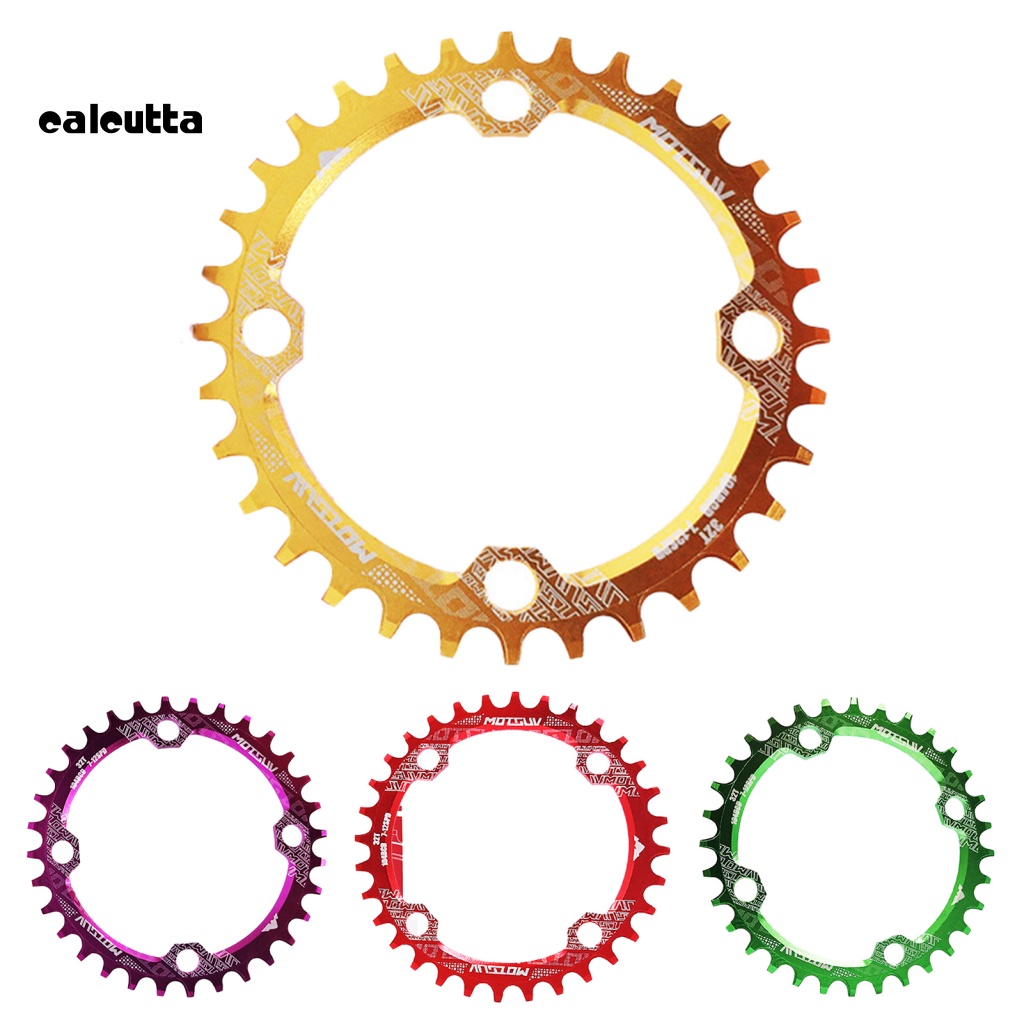 Đĩa Xích Đơn Hình Tròn / Oval 104BCD 32T 34T 36T 38T Chuyên Dụng Cho Xe Đạp