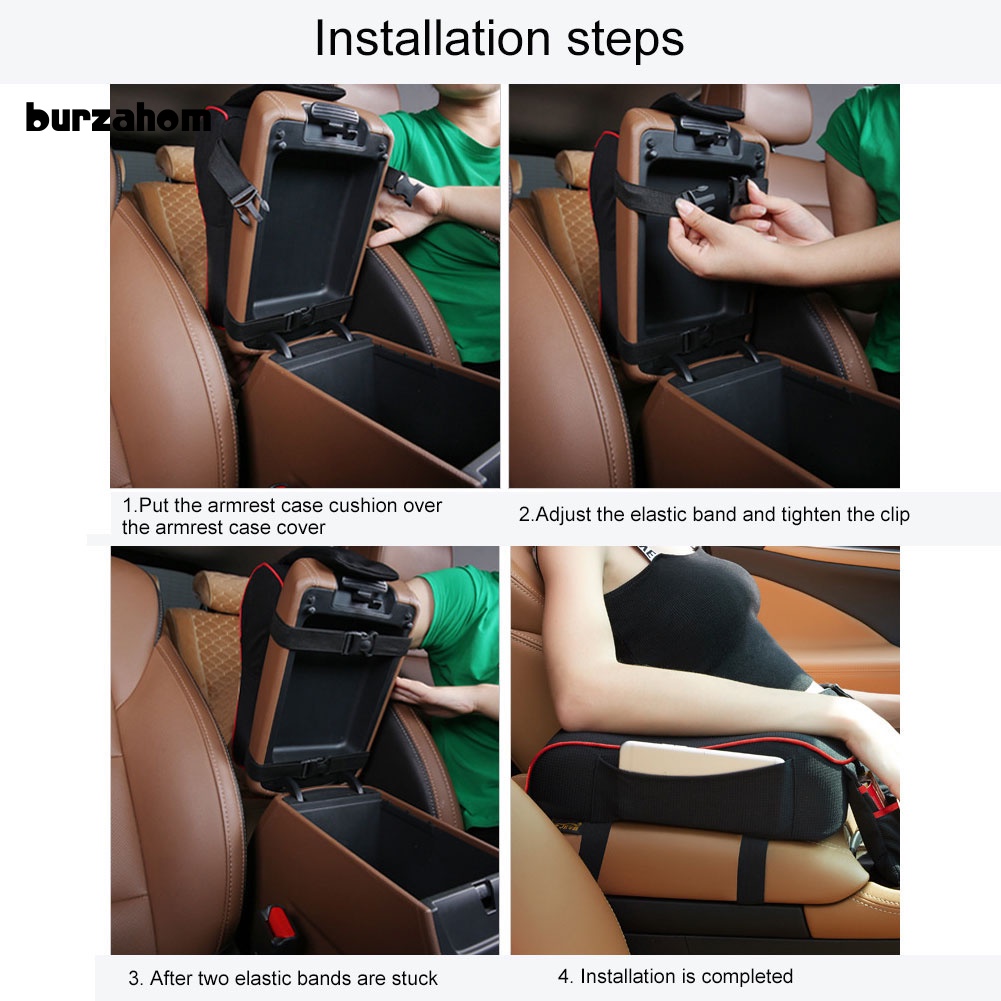 Vỏ Bọc Hộp Tỳ Tay Kèm Túi Đựng Tiện Lợi Dành Cho Ô Tô