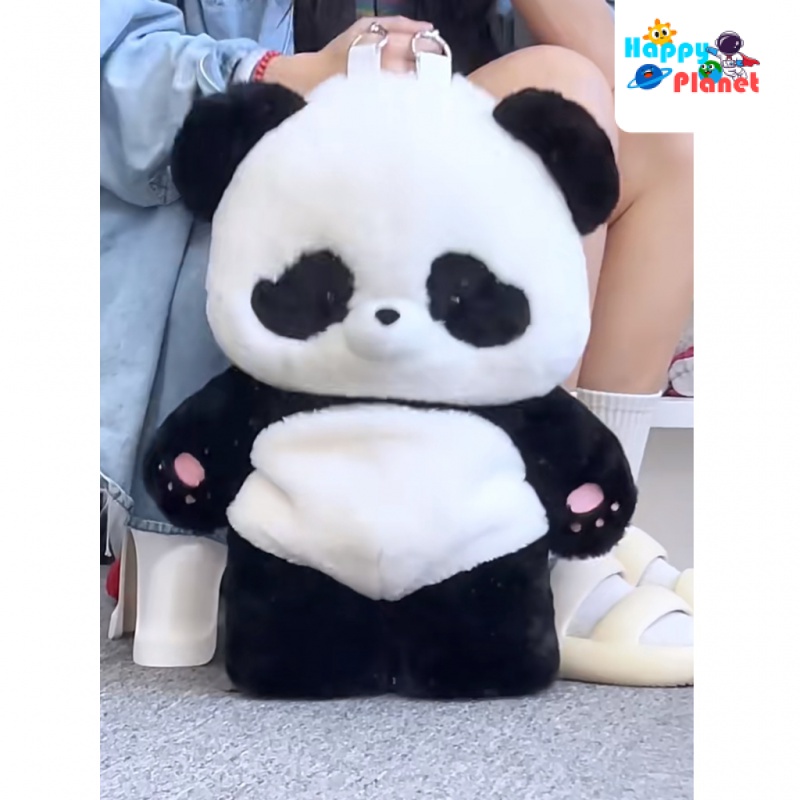 Ba Lô Nhỏ Hình Gấu Trúc Nhồi Bông Dễ Thương Phong Cách Nhật Bản Thích Hợp Làm Quà Tặng Sinh Nhật Cho Bé Gái