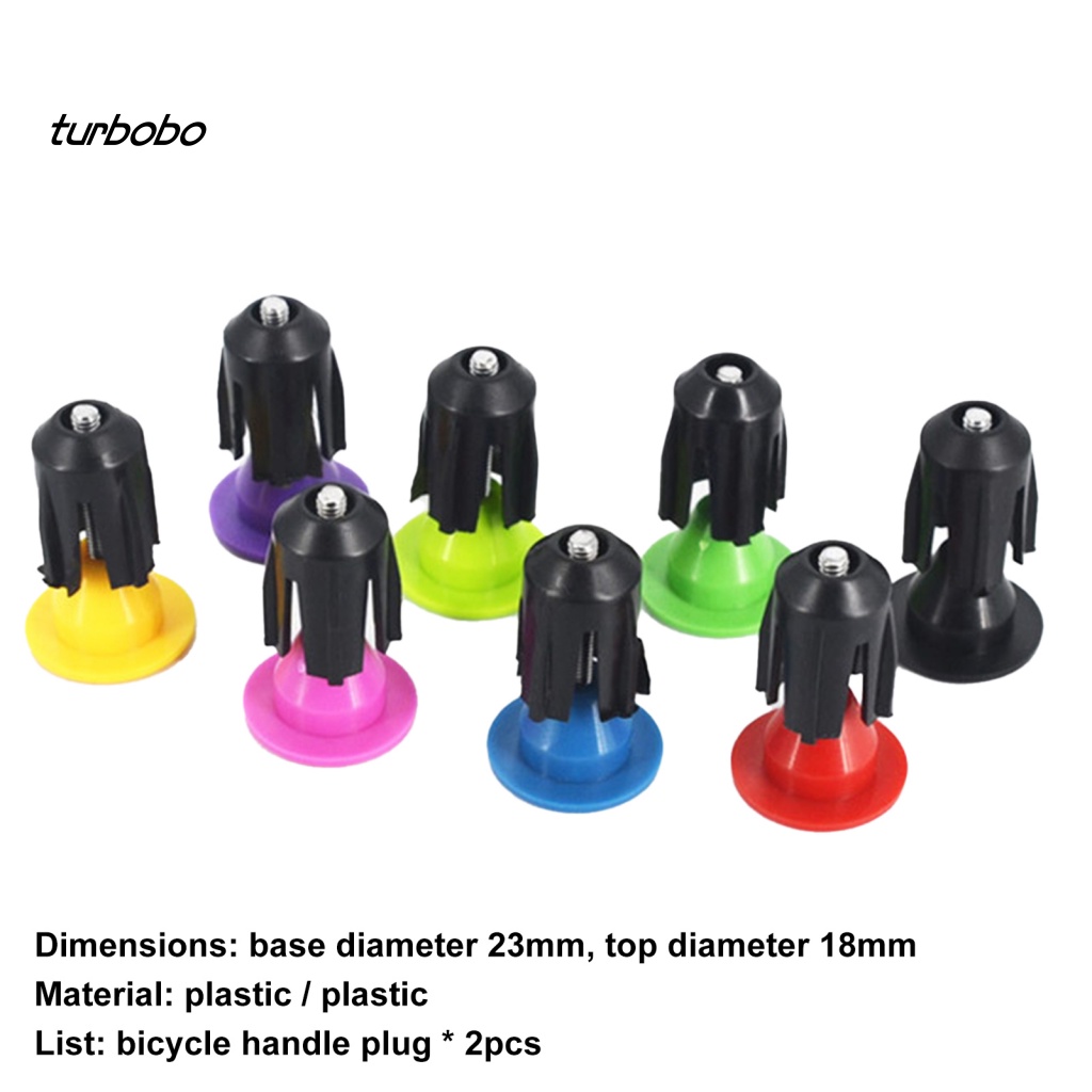 1 Cặp Nút Nhựa Gắn Tay Lái Xe Đạp Leo Núi Dễ Lắp Đặt