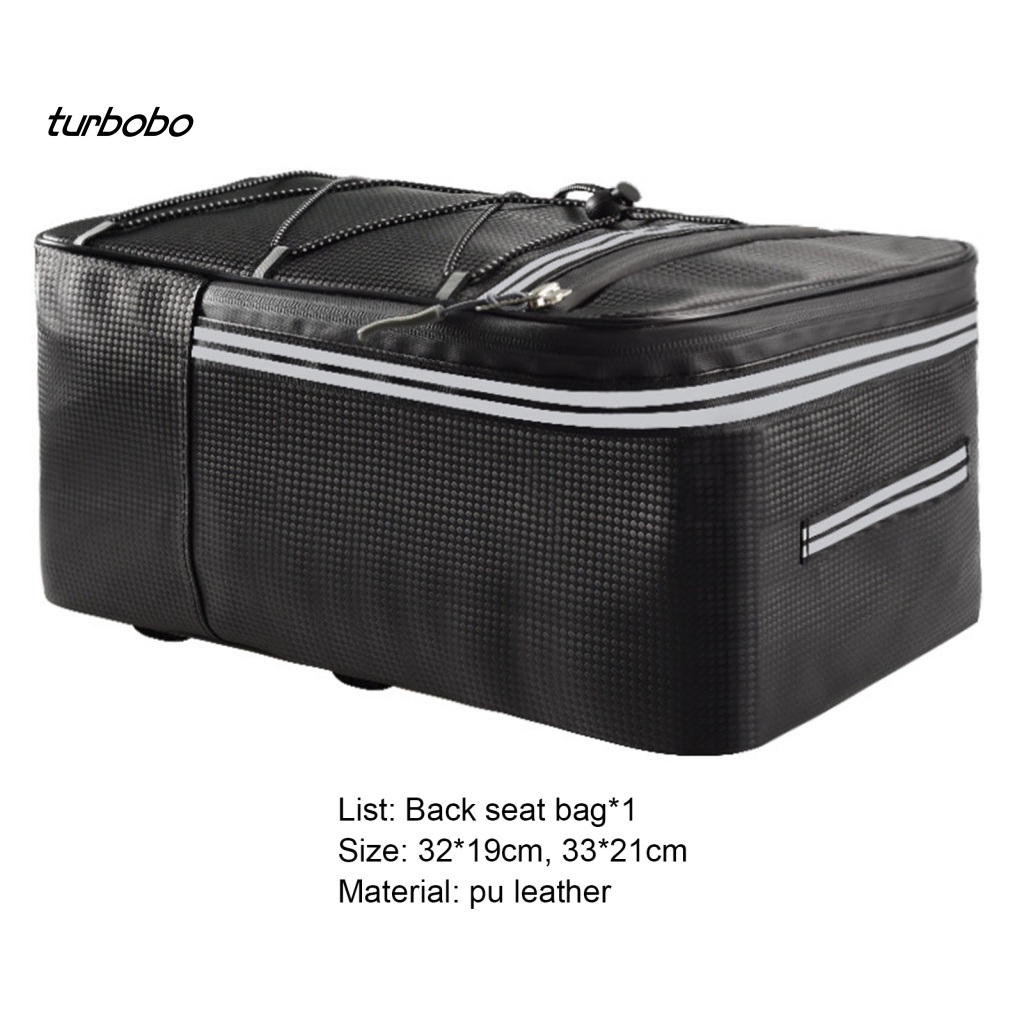 Túi Giả Da Đeo Yên Sau Xe Đạp Dung Tích 12L / 15L Tiện Dụng