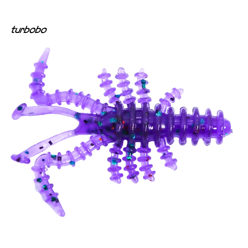 20 Mồi Tôm Giả Câu Cá Bằng Nhựa PVC Linh Hoạt Tái Sử Dụng Được