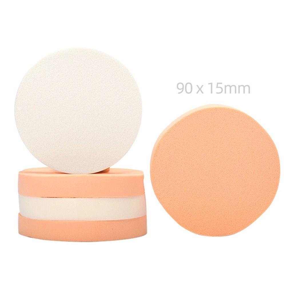 ANEMONE Bộ 10 Miếng Mút Trang Điểm Hình Tròn 90x15mm Đa Năng Siêu Mềm