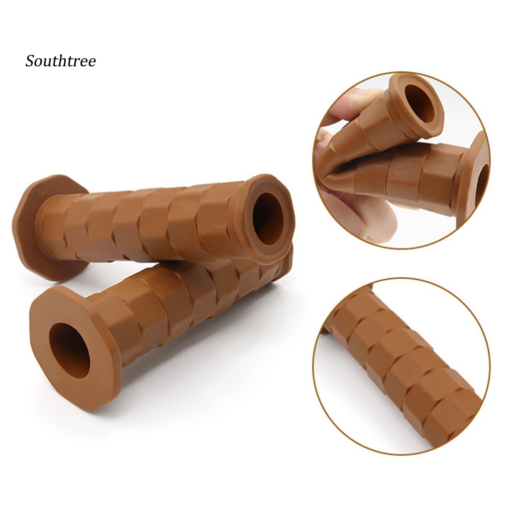 Set 2 Vỏ Bọc Tay Lái Xe Máy Bằng Cao Su Mềm Thoải Mái