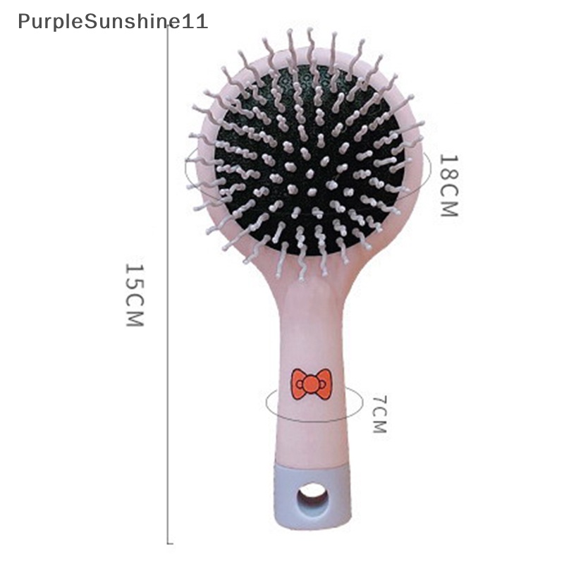 Lược Chải Tóc Massage Da Đầu Chống Mưa Ine Hoạt Hình Dễ Thương Có Gương Soi Cho Trẻ Em