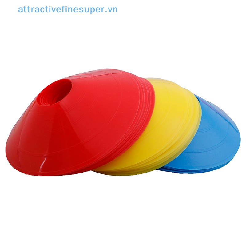Set 10 Đĩa Đánh Dấu Hình Nón Dùng Trong Luyện Tập Đá Banh