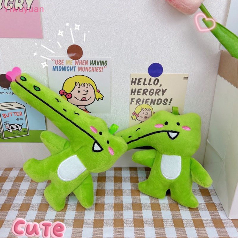 < Yiwuyuan > Móc Chìa Khóa Hình Cá Sấu Nhồi Bông Dễ Thương Phong Cách Ins Mới Làm Quà Tặng Trang Trí Vali Cho Bạn Bè