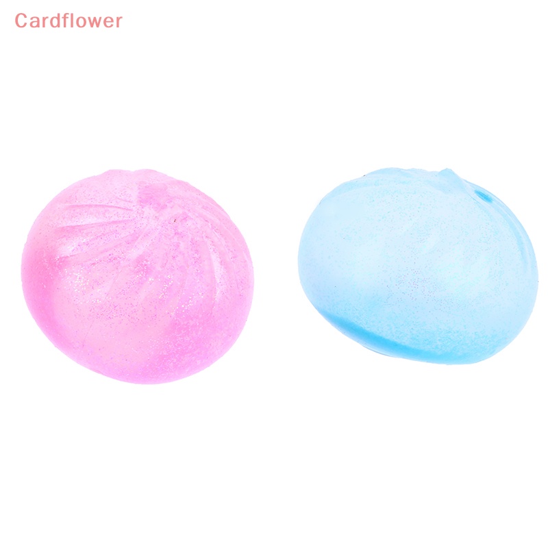 &lt; Cardflower &gt; Đồ Chơi Maltose Bánh Bao Hấp Đàn Hồi Chậm Màu Vàng Kim Phát Nhạc Sáng Tạo Mới Cho Trẻ Em