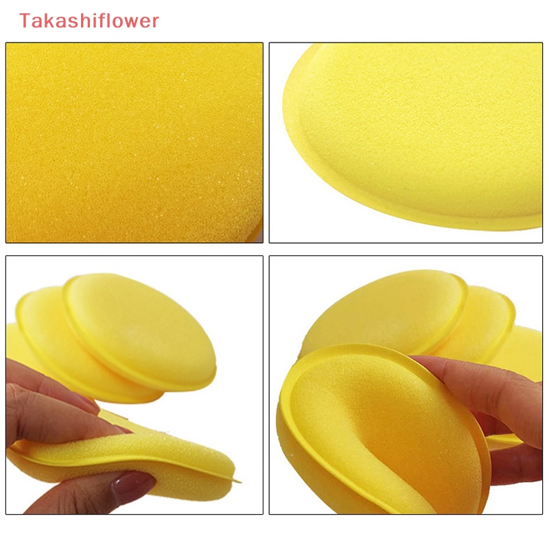 Set 10 Mút Đánh Bóng Xe Hơi Màu Vàng 10CM Tiện Dụng