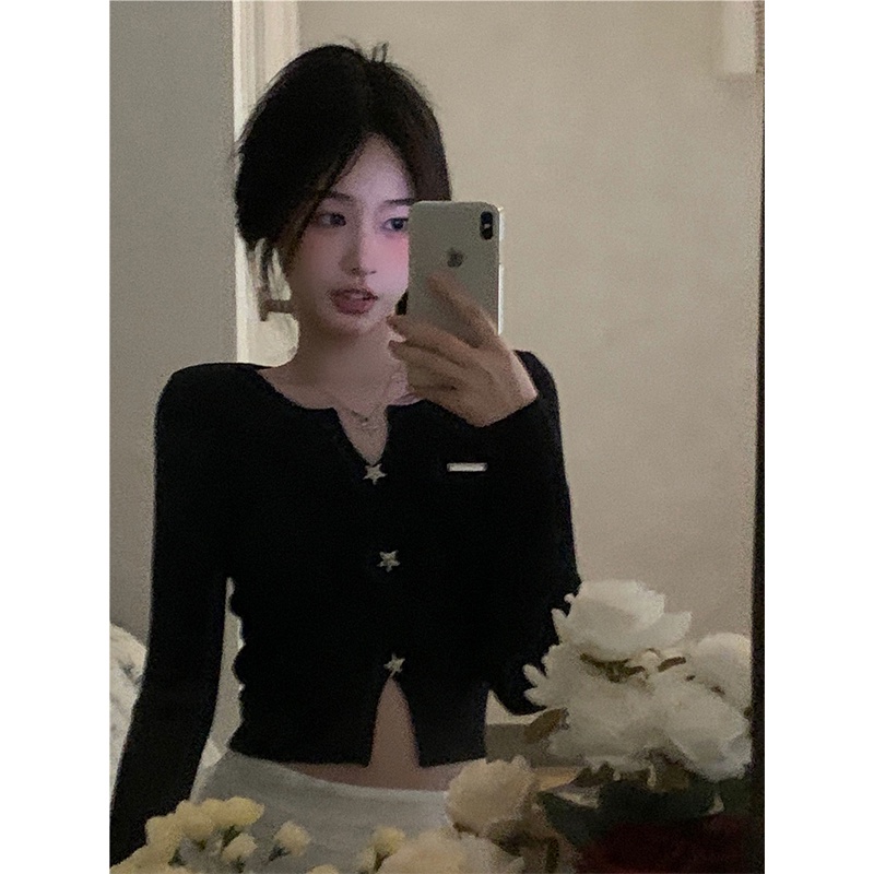 Áo Nữ Tay Dài Cổ Chữ V Thời Trang Quyến Rũ