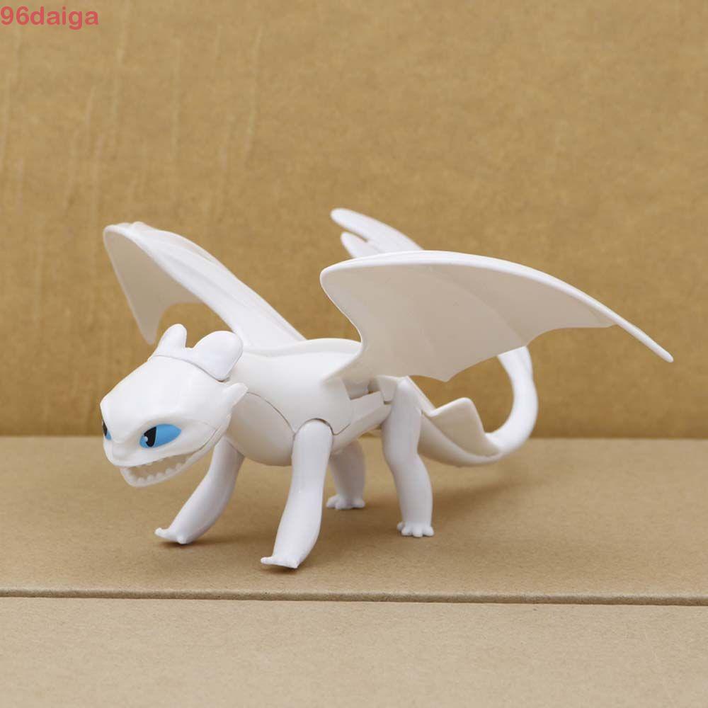 DAIGA Mô Hình Rồng Phim How To Train Your Dragon Light Fury Bằng PVC Để Bàn Trang Trí