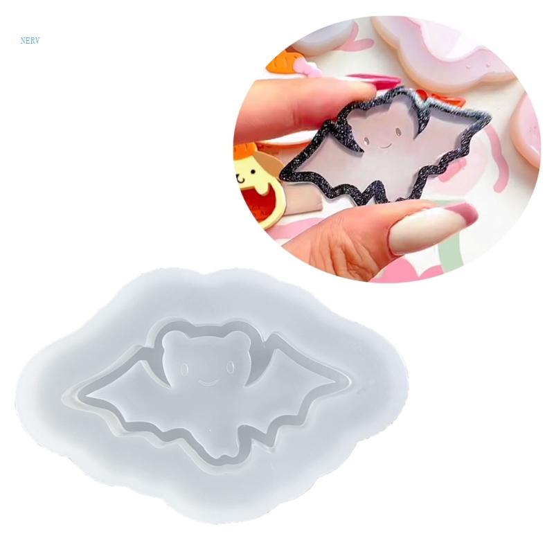 Khuôn Silicone Làm Mặt Trang Sức Thủ Công Hình Dơi Độc Đáo