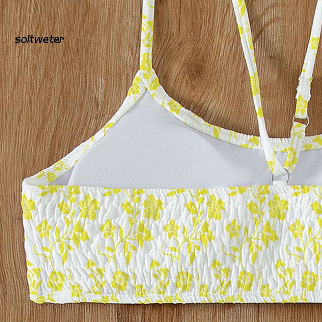 Bộ Bikini 2 Mảnh Hai Mảnh Không Dây In Họa Tiết Nhiều Màu Sắc Dành Cho Nữ