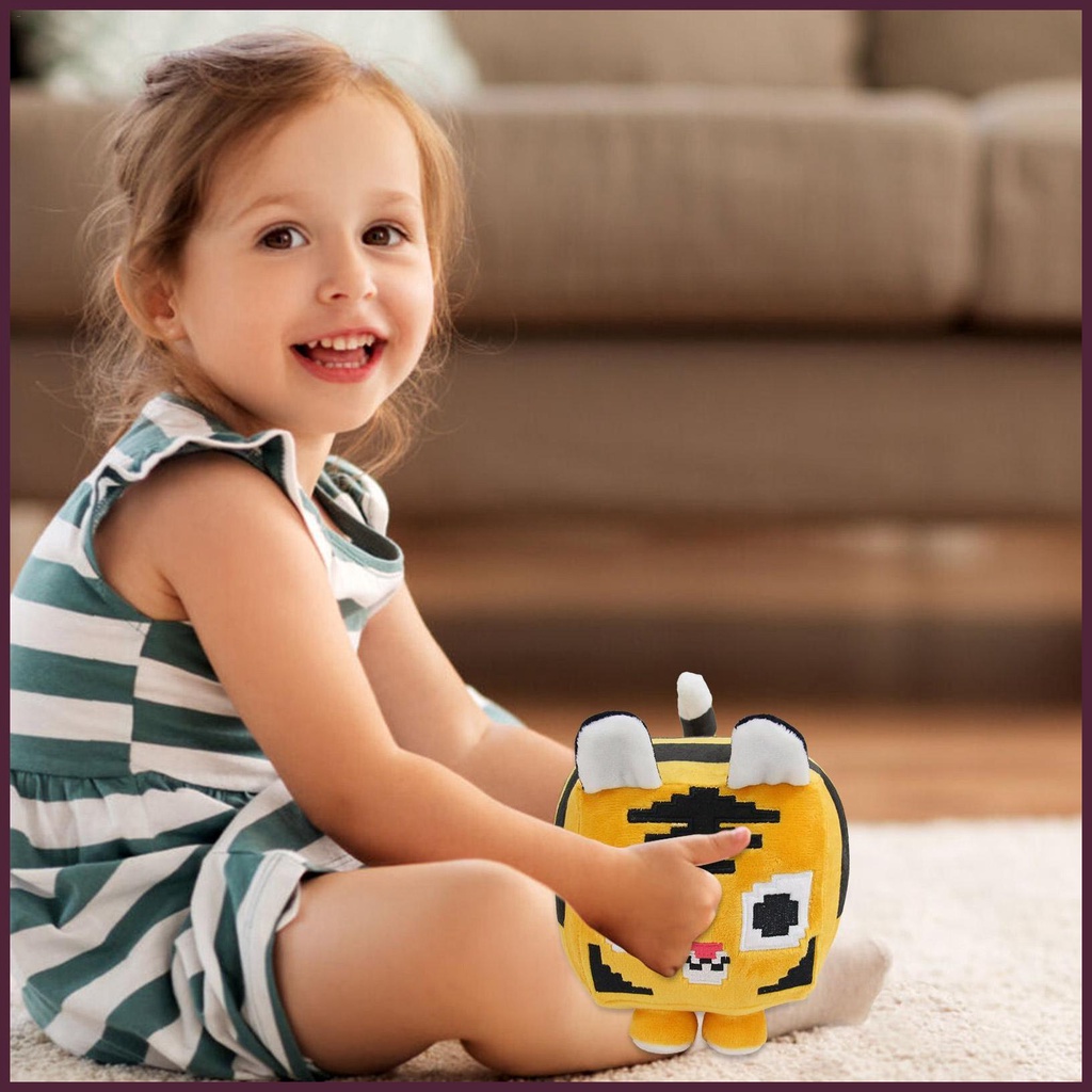 Thú Nhồi Bông Hình Vuông Họa Tiết Hoạt Hình Dễ Thương Cho Mèo Cưng