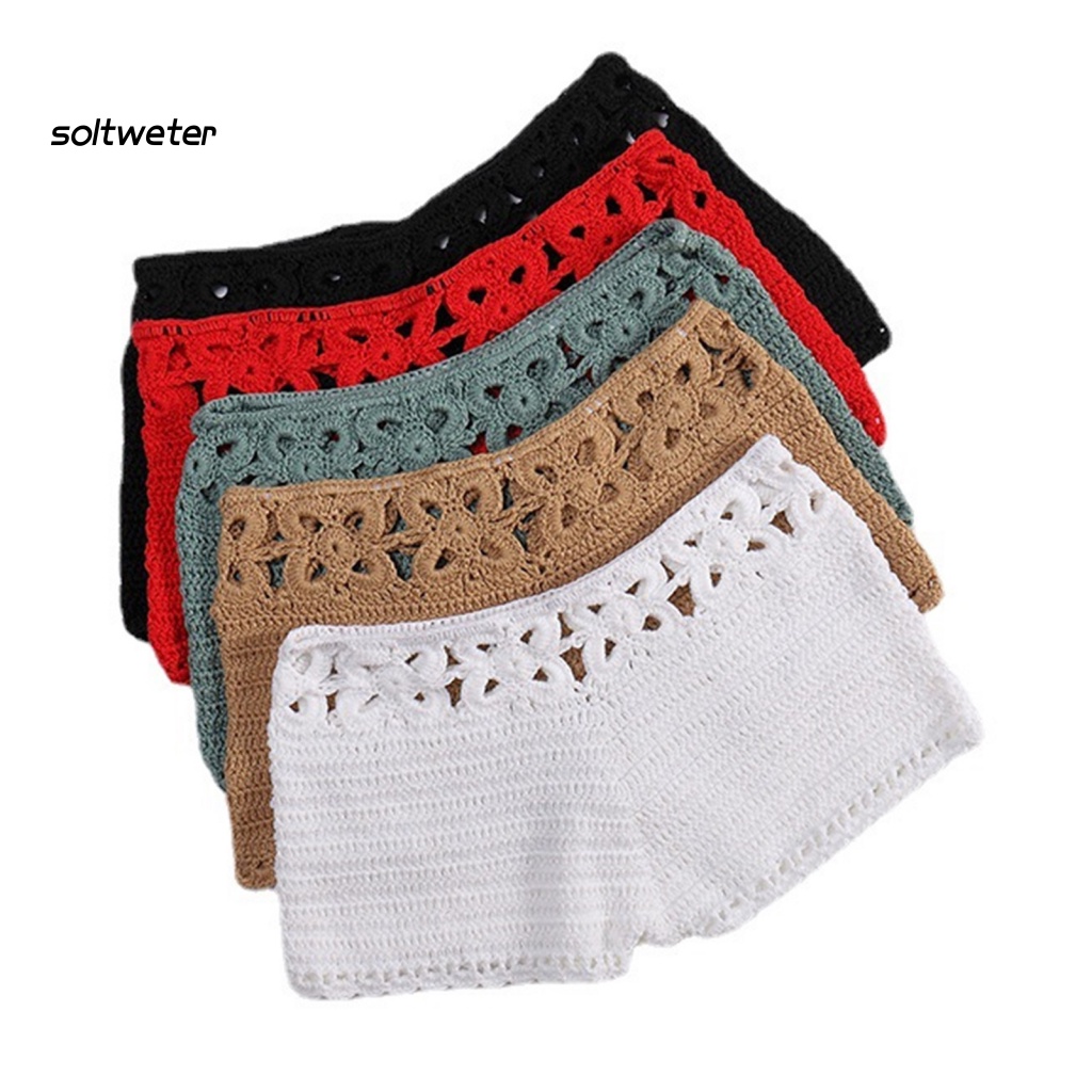 Quần Short Bơi Sợi Acrylic Rỗng Chống Mài Mòn Thời Trang Mùa Hè Cho Nữ