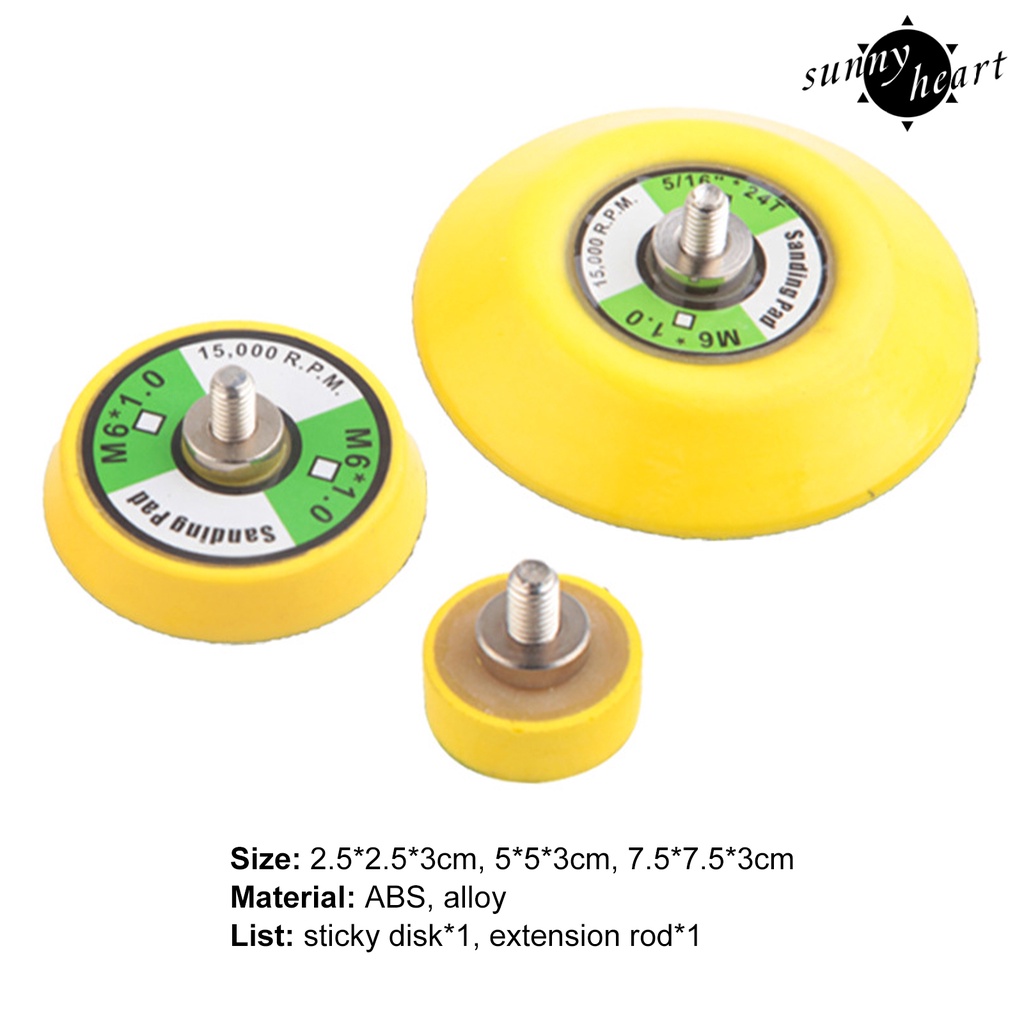 Đĩa Chà Nhám 1 / 2 / 3 inch Tự Dính Chống Mài Mòn Độ Hiệu Quả Cao Cho Đánh Bóng Cao