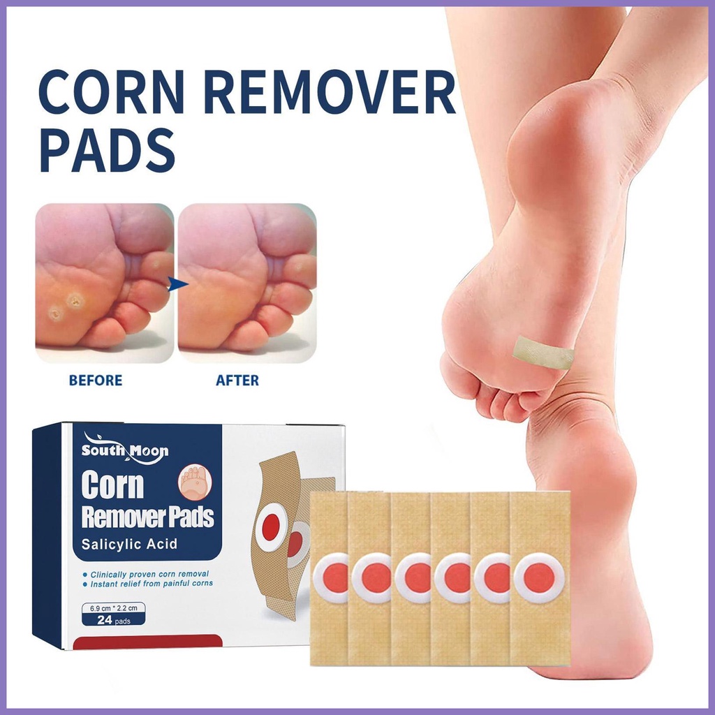 Hộp 24 Miếng Dán Lột Da Chết Chăm Sóc Bàn Chân nota2vn