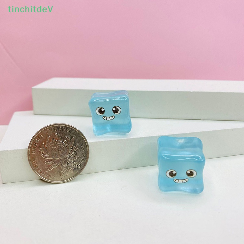 [TinchitdeV] Set 5 Viên Đá Viên Trong Suốt Phát Sáng Có Mặt Dây Chuyền Nhựa Resin DIY [Mới]