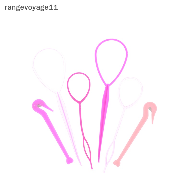 Bộ 4 Lược Bện Tóc Co Giãn Bằng Kim Loại Tiện Dụng