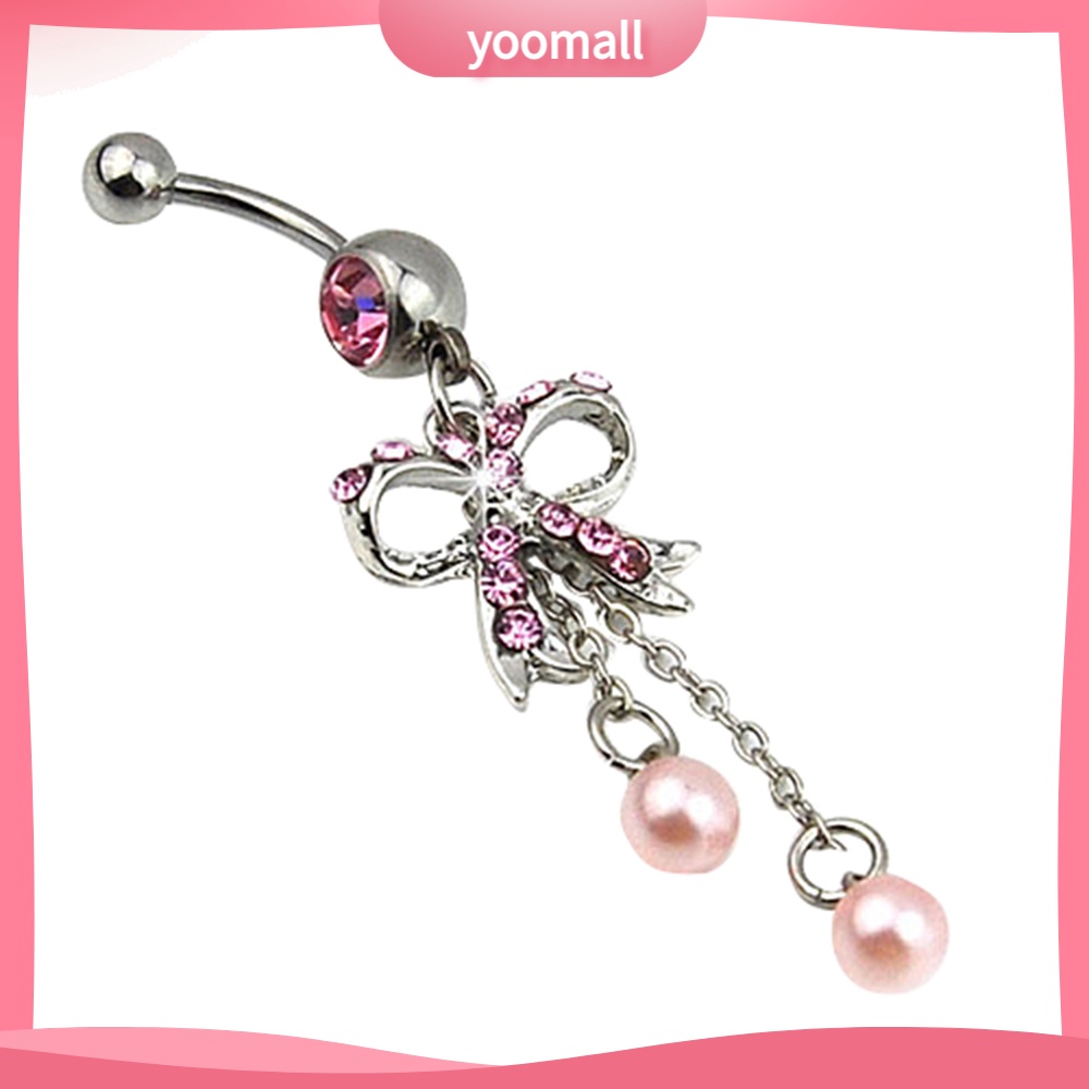 Khuyên Rốn Hình Bướm Đính Đá Xinh Xắn